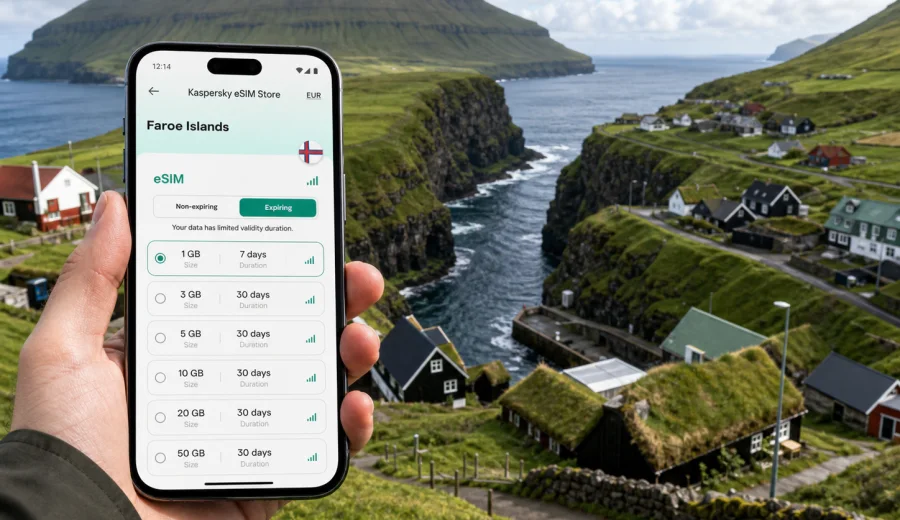 Gjogv eSIM: mobile internet guide