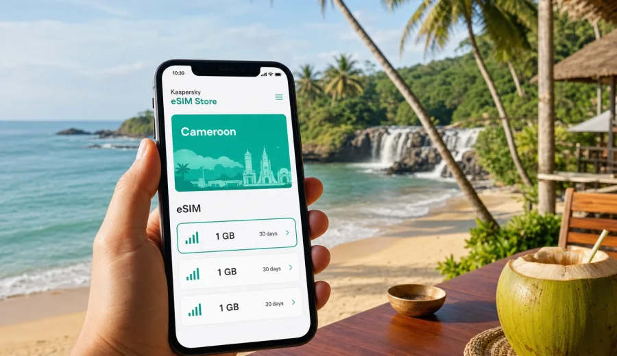 Kribi eSIM for mobile internet in Cameroon