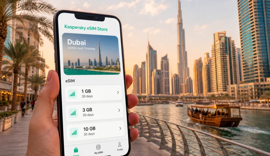 Dubai eSIM: mobile internet for your trip