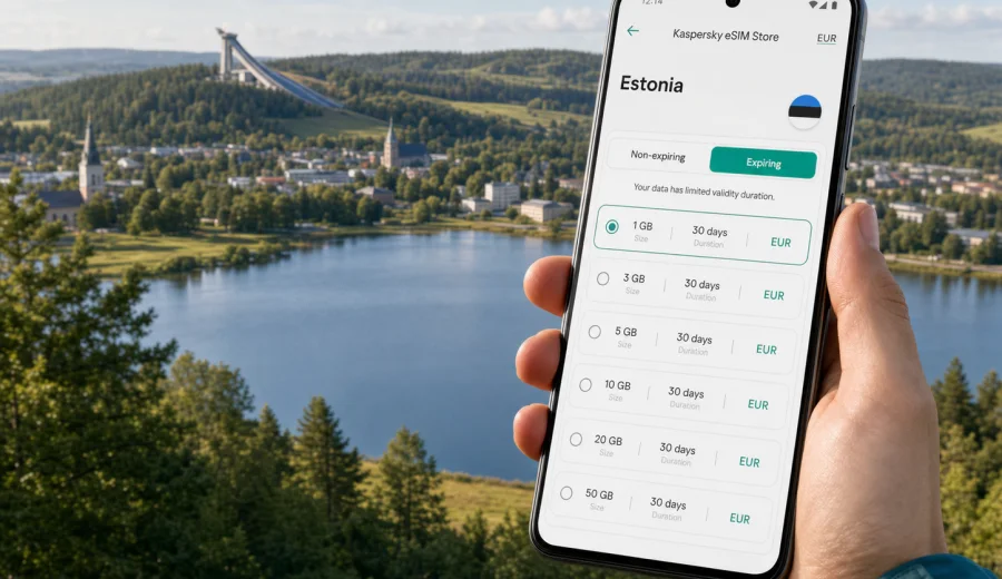 Otepaa eSIM for mobile internet in Estonia