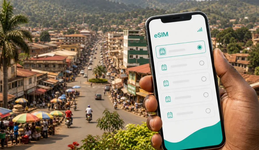 Bafoussam eSIM: mobile internet guide