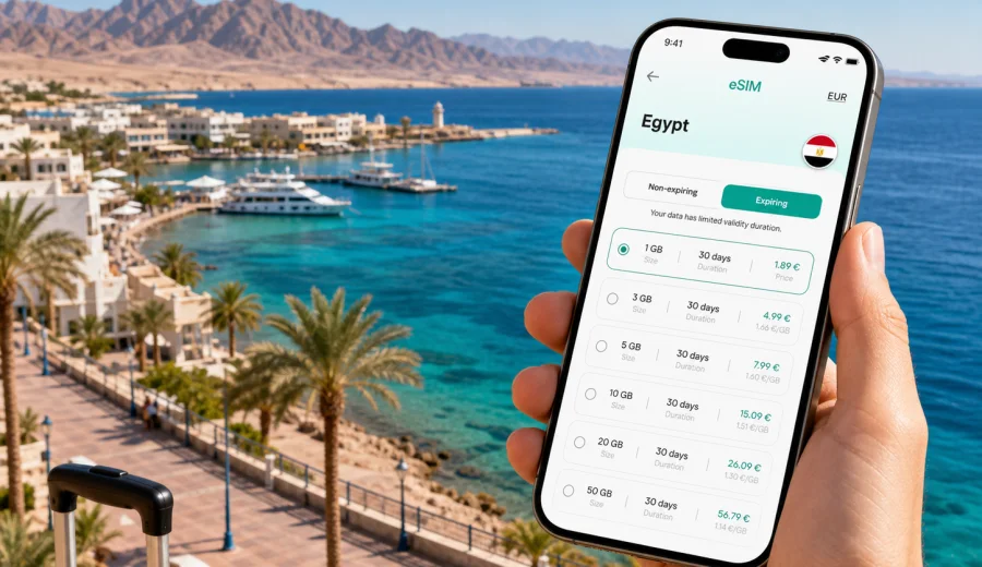 Sharm El Sheikh eSIM: Mobile Internet Guide