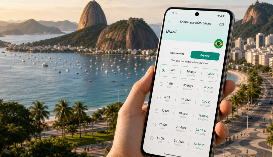 Rio de Janeiro eSIM for mobile internet