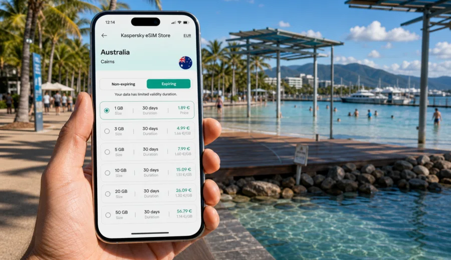 Cairns eSIM guide for mobile internet
