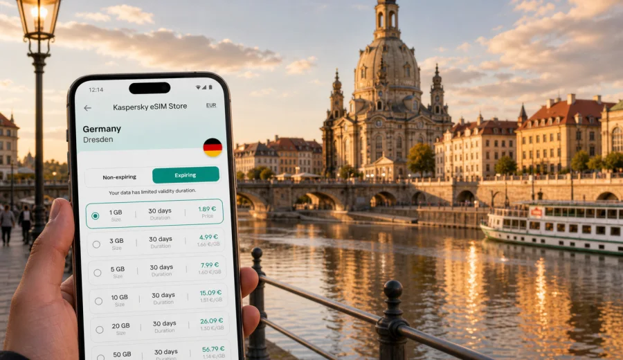 Dresden eSIM: mobile internet for your trip