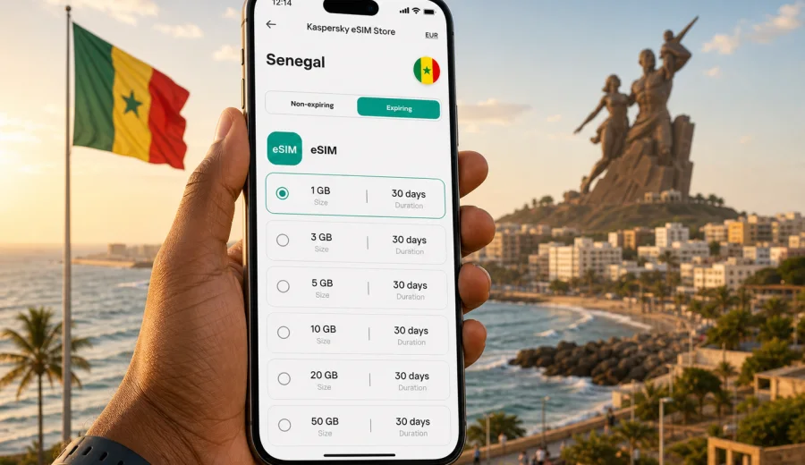 Senegal eSIM: mobile internet for travel