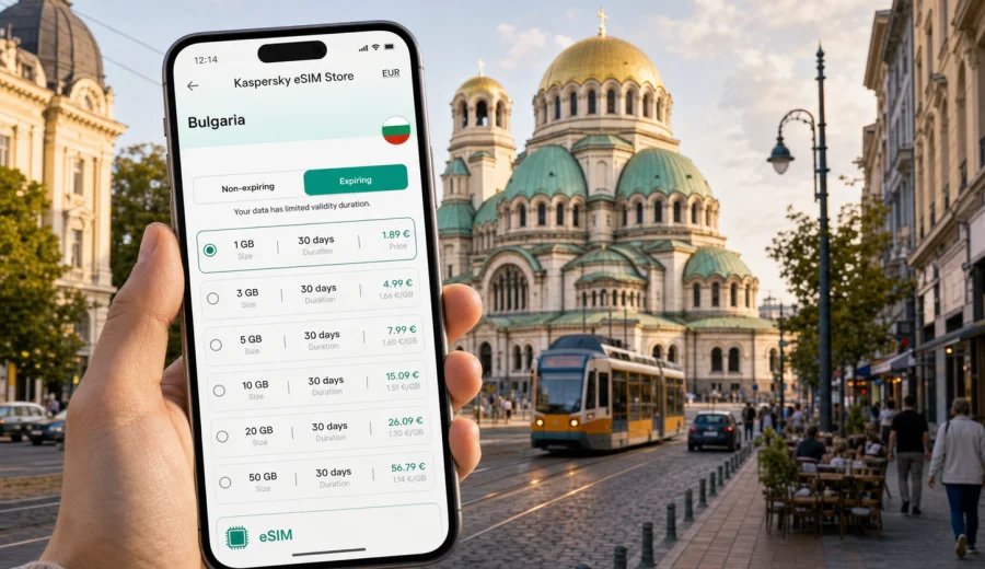 Sofia eSIM: mobile internet for your trip