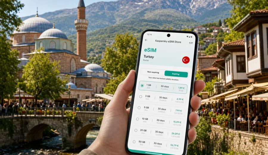 Bursa eSIM: Mobile Internet for City Travel