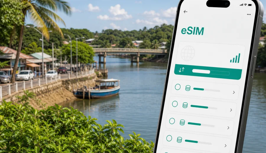 Tutong eSIM for mobile internet in Brunei