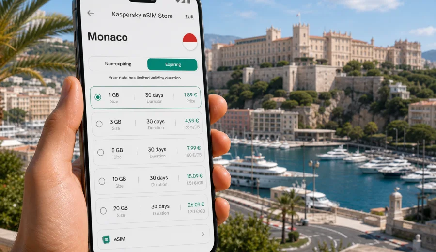 Monaco eSIM: mobile internet guide