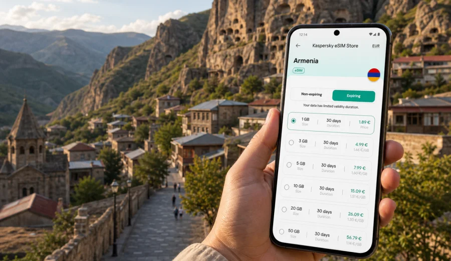 Goris eSIM for mobile internet in Armenia