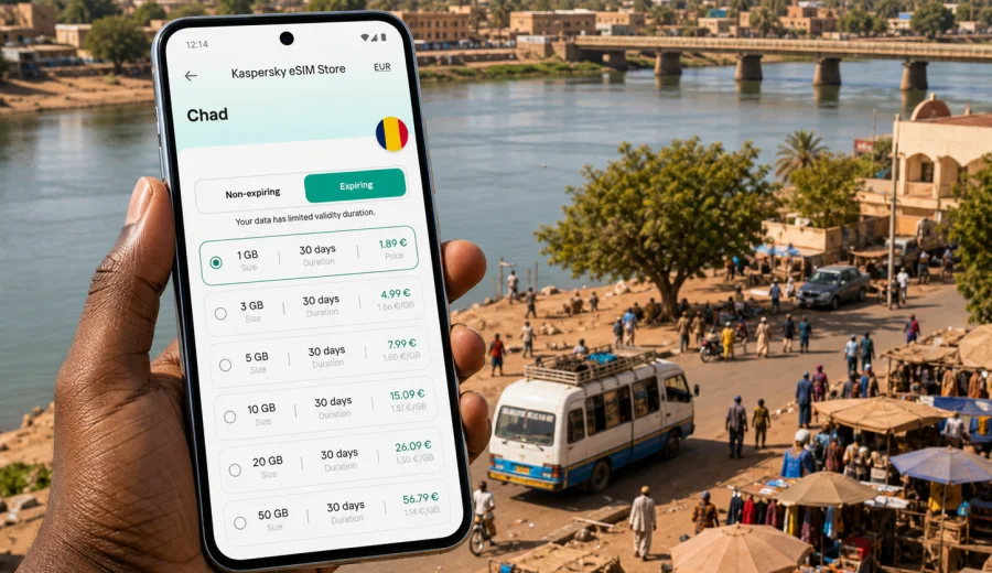 Sarh eSIM: Mobile Internet in Chad