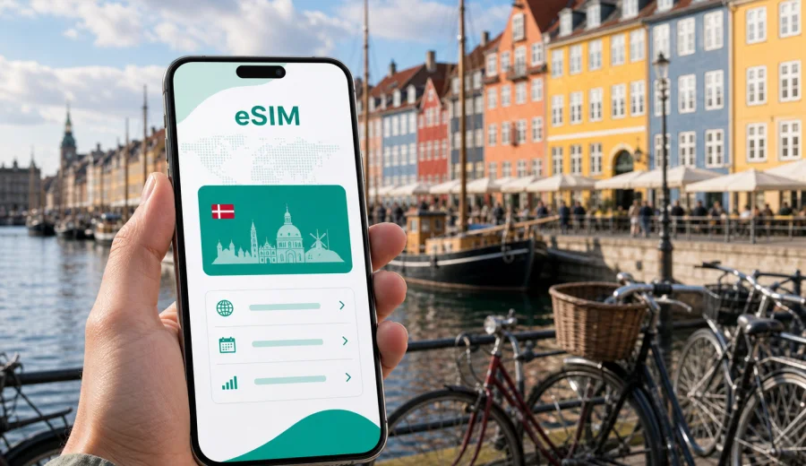 Copenhagen eSIM: mobile internet for your trip
