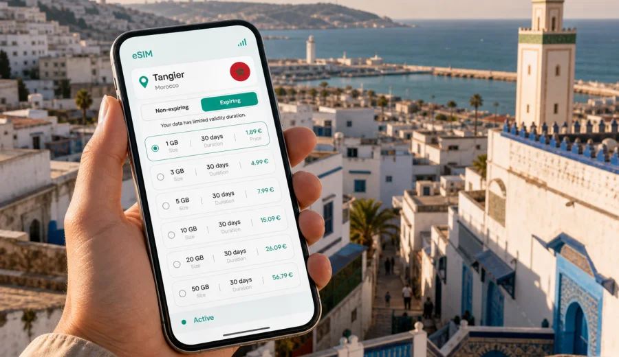 Tangier eSIM: Mobile Internet for Your Trip