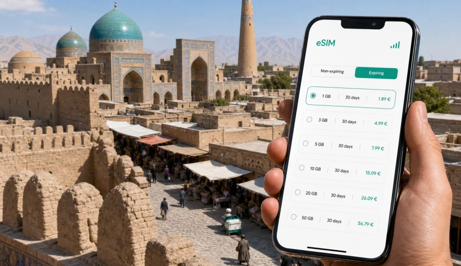 Balkh eSIM for mobile internet
