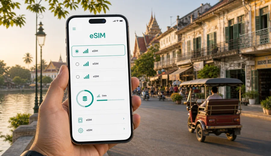 Battambang eSIM Guide: Mobile Internet in Cambodia