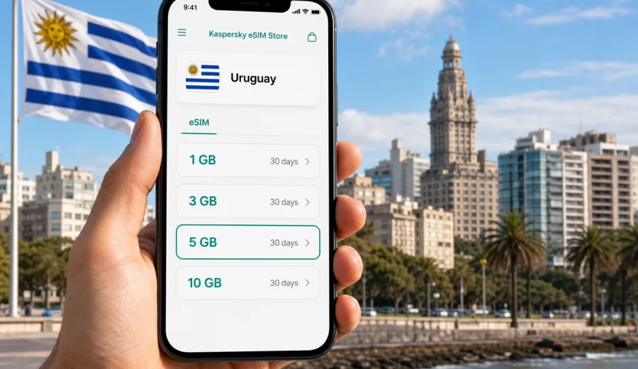 eSIM for Uruguay: mobile connection and internet