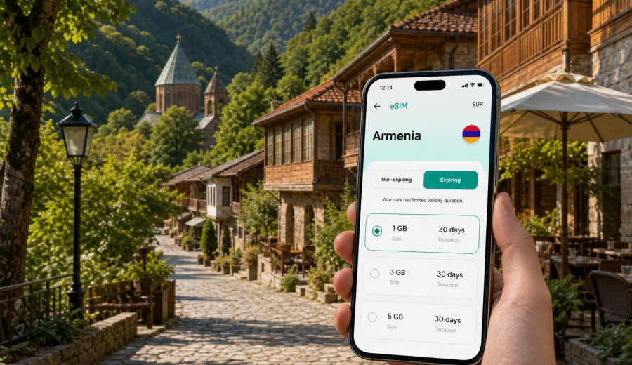 Dilijan eSIM: Mobile Internet Guide
