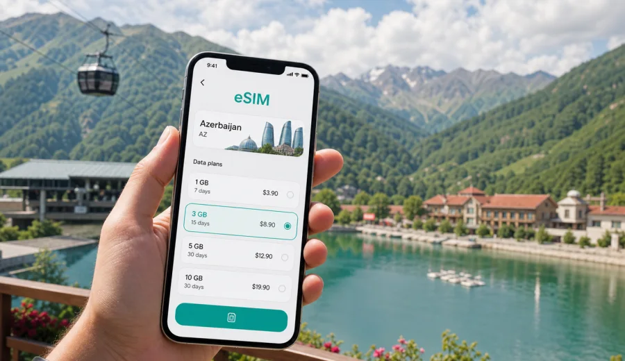 Gabala eSIM for Mobile Internet in Azerbaijan