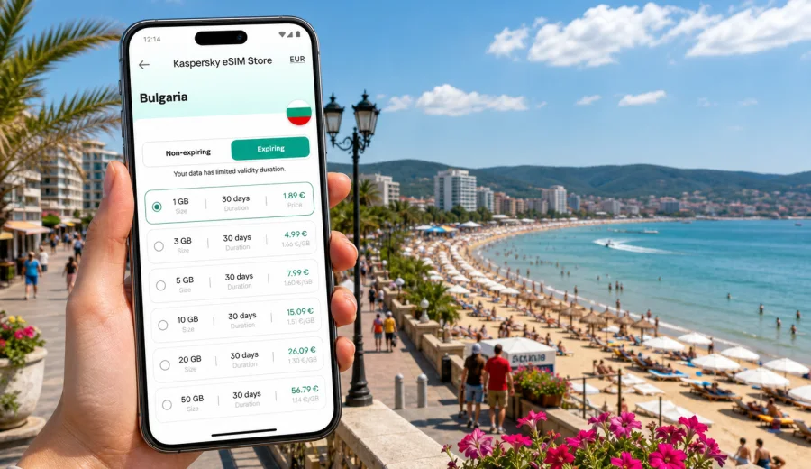 Sunny Beach eSIM: mobile internet in Bulgaria