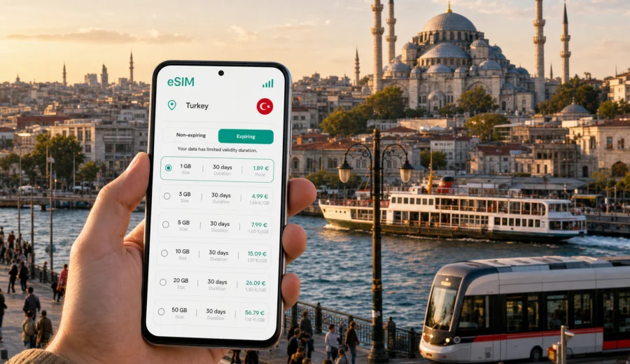 Istanbul eSIM for Mobile Internet and Travel