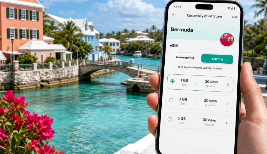 Flatts Village eSIM for Bermuda travel