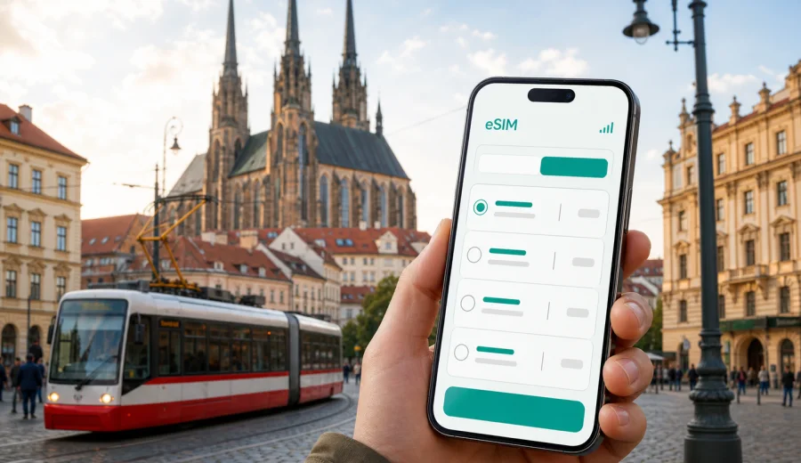 Brno eSIM: Mobile Internet for Your Trip