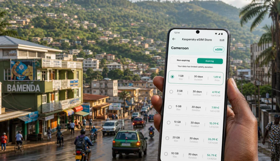 Bamenda eSIM: mobile internet for your trip