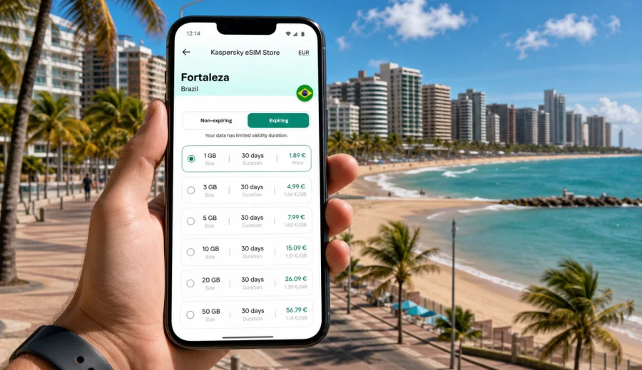 Fortaleza eSIM for Mobile Internet