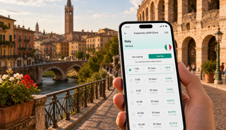 Verona eSIM: Mobile Internet for Your Trip