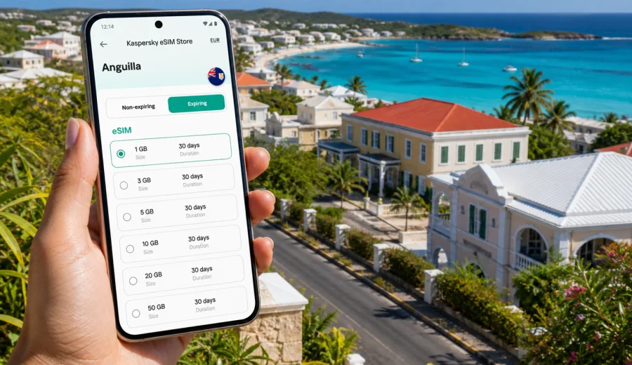 eSIM in The Valley: Mobile Internet for Anguilla