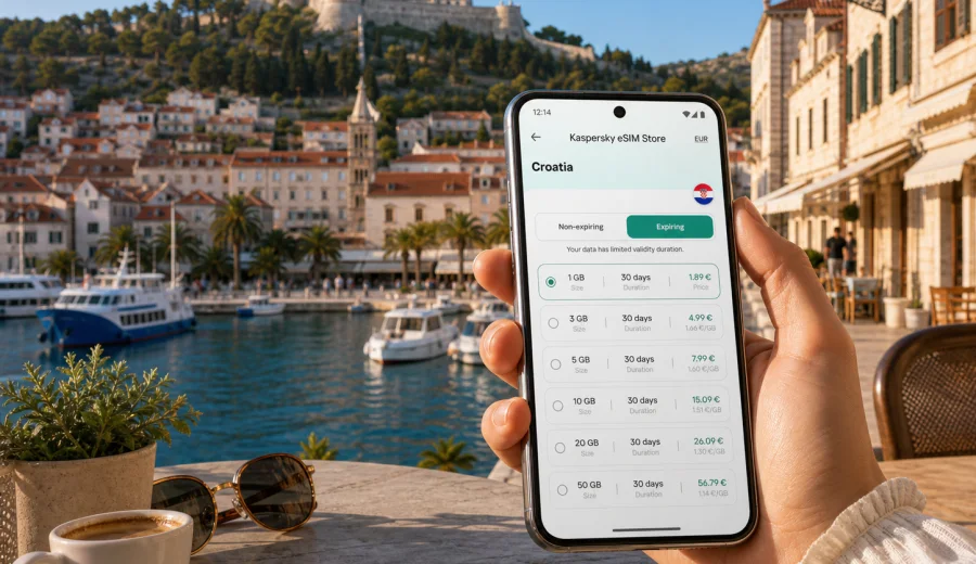 Hvar eSIM for Mobile Internet in Croatia