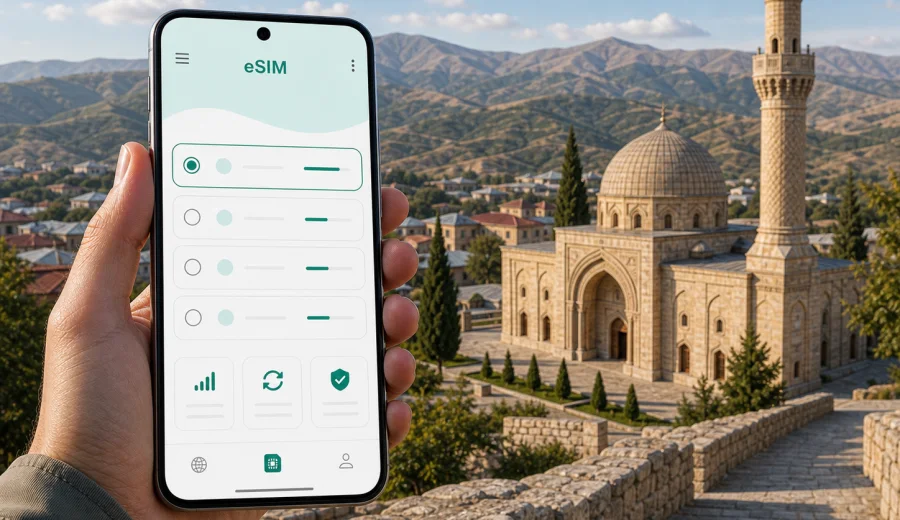 Shamakhi eSIM: Mobile Internet for Travel