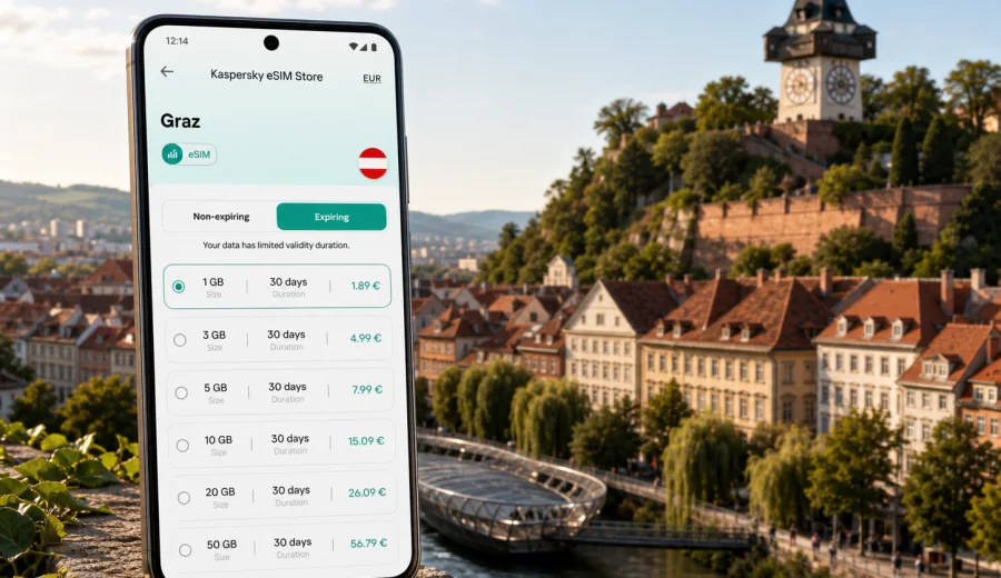 Graz eSIM Guide for Mobile Internet