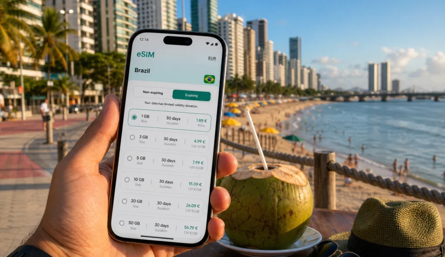 Recife eSIM: mobile internet for your trip