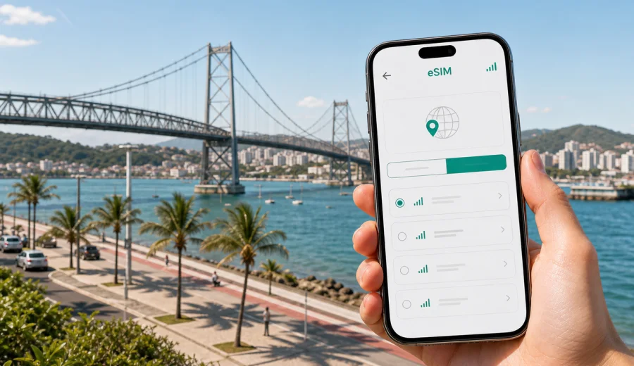 Florianopolis eSIM for Mobile Internet