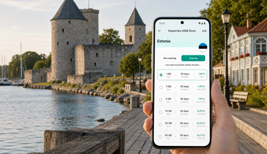 Haapsalu eSIM: mobile internet in Estonia