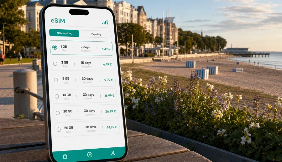Parnu eSIM for Mobile Internet in Estonia