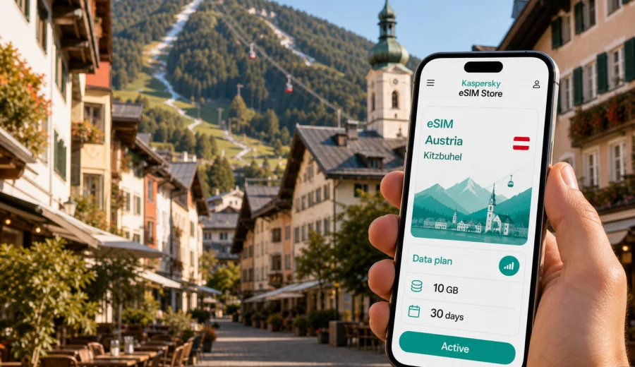 Kitzbuhel eSIM for mobile internet in Austria