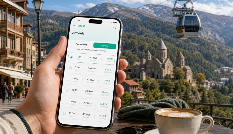 Tsaghkadzor eSIM: Mobile Internet Guide