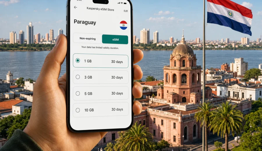 eSIM for Paraguay: mobile internet guide
