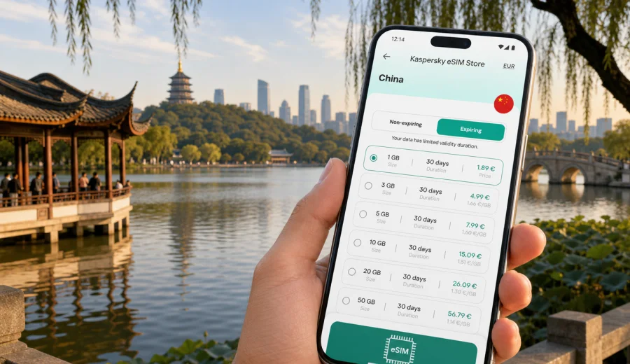 Hangzhou eSIM: Mobile Internet for Your Trip