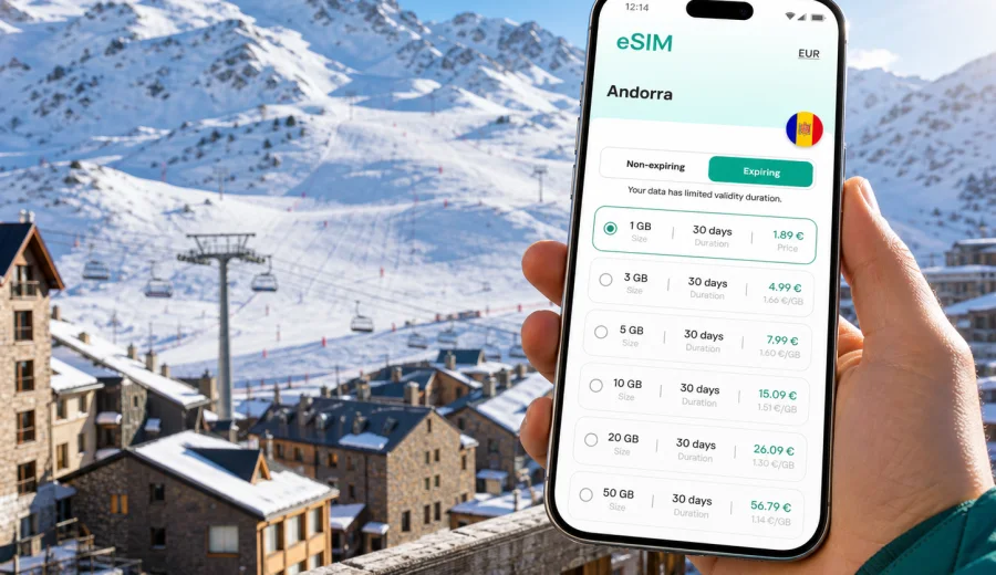 Pas de la Casa eSIM: mobile internet guide