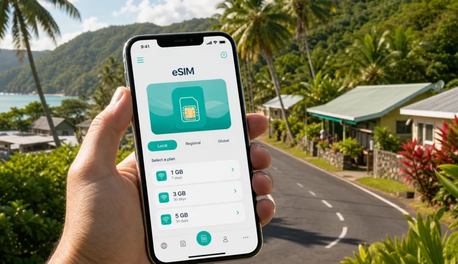 Faleniu eSIM for Mobile Internet in American Samoa