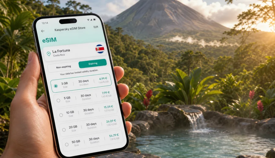 La Fortuna eSIM for Mobile Internet