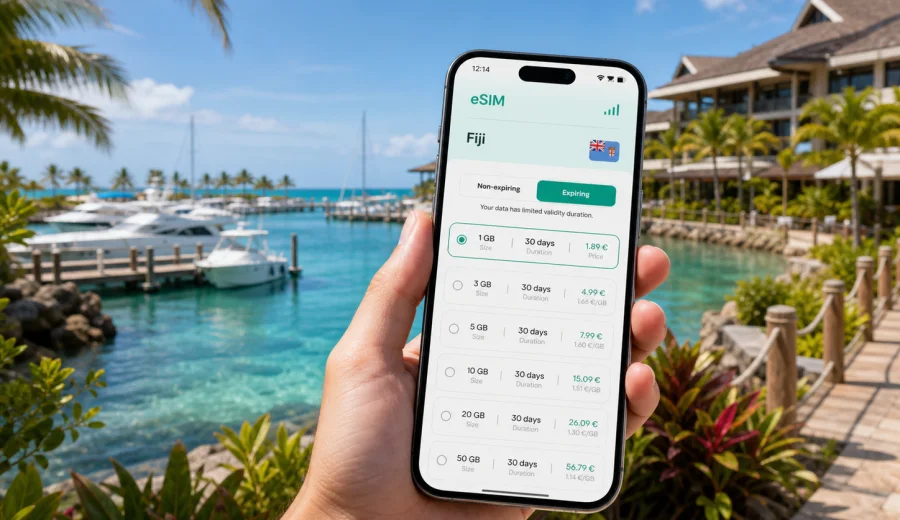 Denarau eSIM Guide for Mobile Internet