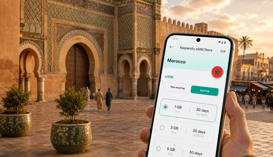Meknes eSIM: mobile internet for Morocco travel