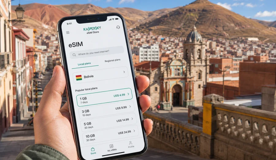 Oruro eSIM for mobile internet in Bolivia