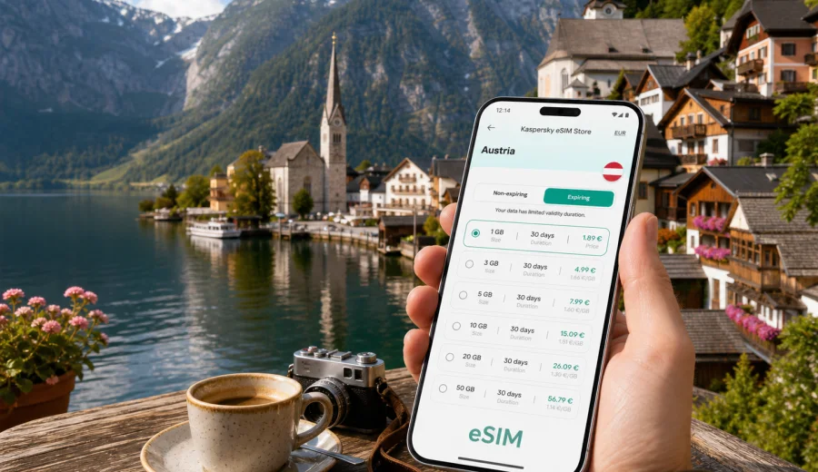 Hallstatt eSIM for Mobile Internet in Austria