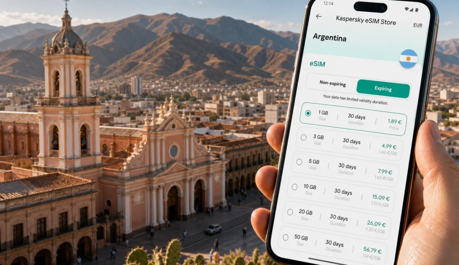 Salta eSIM for Mobile Internet in Argentina